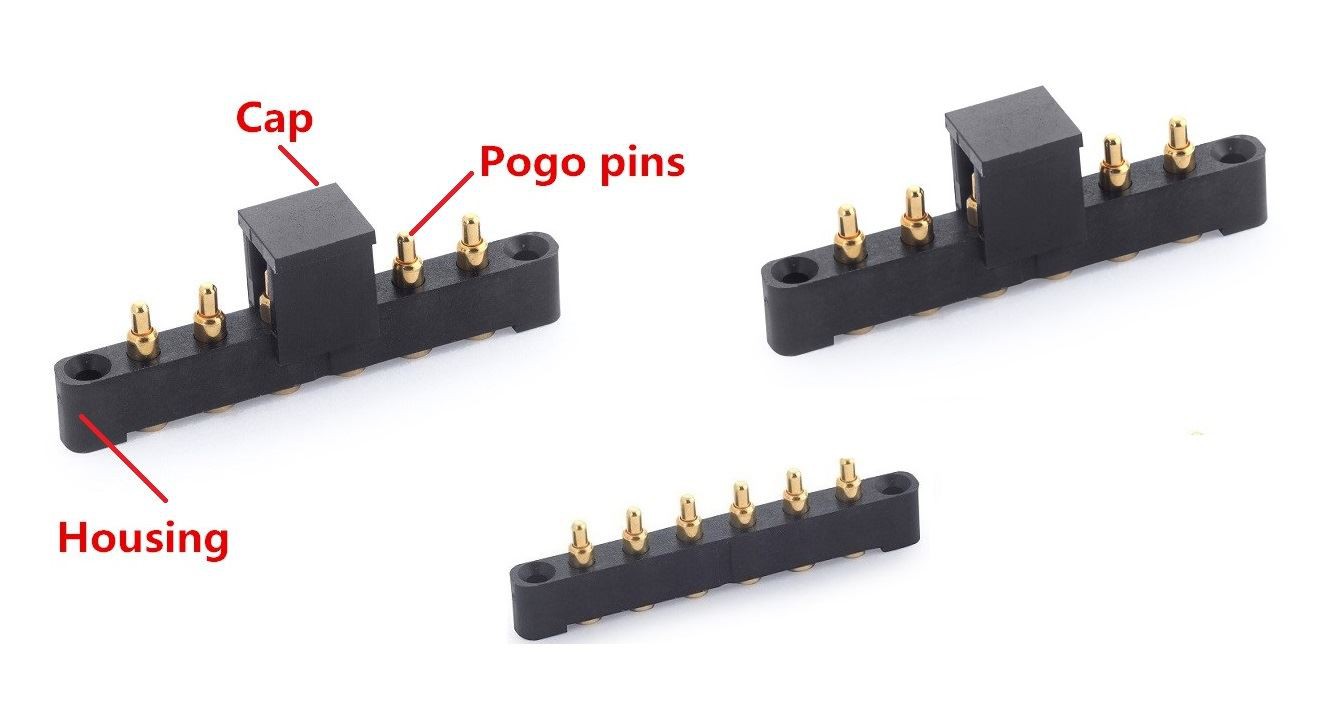 Pogo Pin 6Pin pogo pin connector