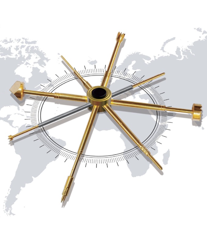 Hochstrom federbelasteter Pogo-Pin