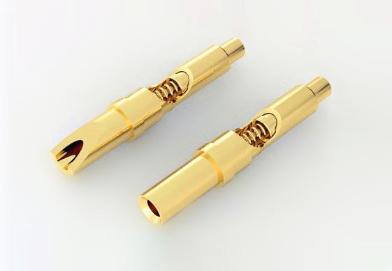 Löten von federbelasteten Pogo-Pin-Steckverbindern