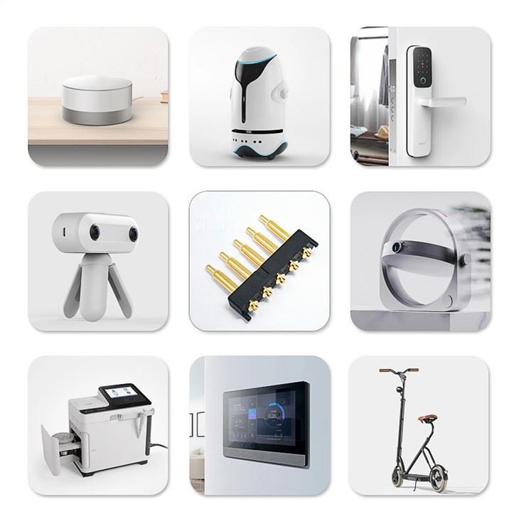 5-poliger Pogo-Pin-Ladeanschluss