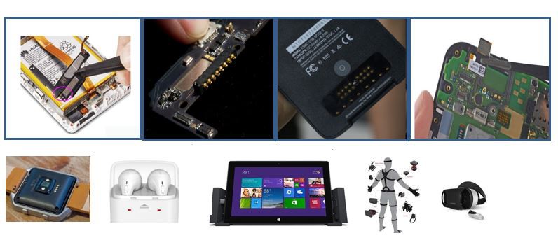 Pogo-Pin-Anschluss für intelligente Geräte