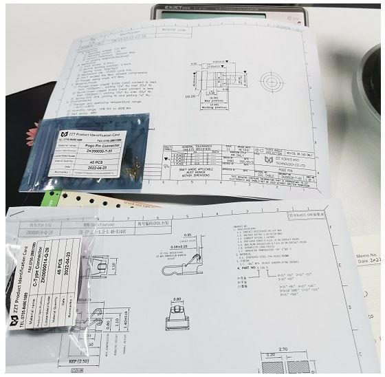 Kostenlose Pogo-Pin-Steckverbindermuster versandt