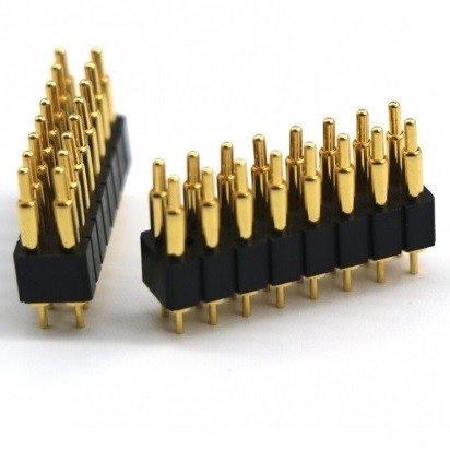 Zweireihiger Pogo-Pin-Stecker